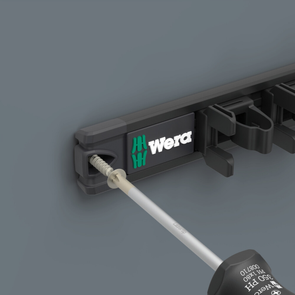 Wera 05136414001 9611 Magneetstrip Voor 9 Kraftform-schroevendraaiers - 30x400mm - Detailed view of the product