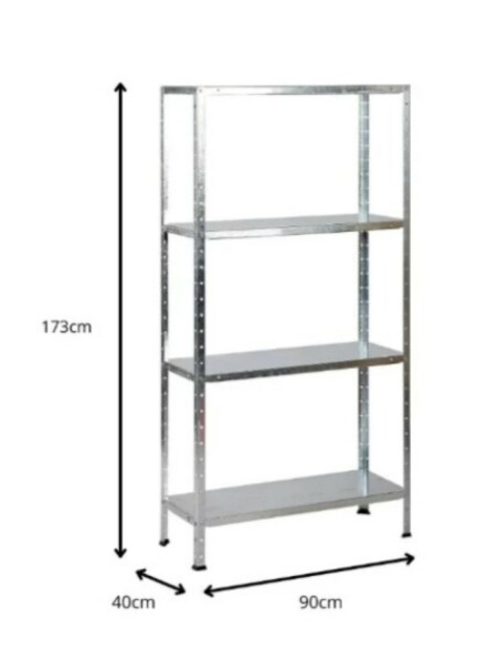 ERRO 366006 Stellingkast Clicker 85 Metaal - 4 Legborden - Detailed view of the product