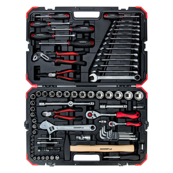 Gedore RED R46003100 Gereedschapsset In Koffer - 100-delig - Detailed view of the product
