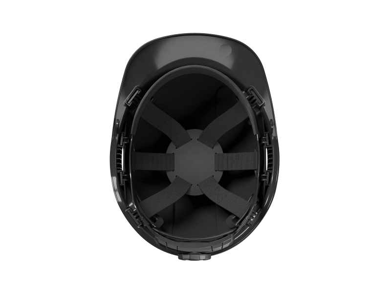 Hellberg 6-Punts Veiligheidshelm Factor ABS - Groen - Detailed view of the product