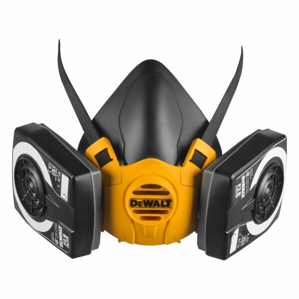 DeWalt DXIR1HMLP3 Lichtgewicht Halfgelaatsmasker Met P3 Filters - Maat L - Detailed view of the product