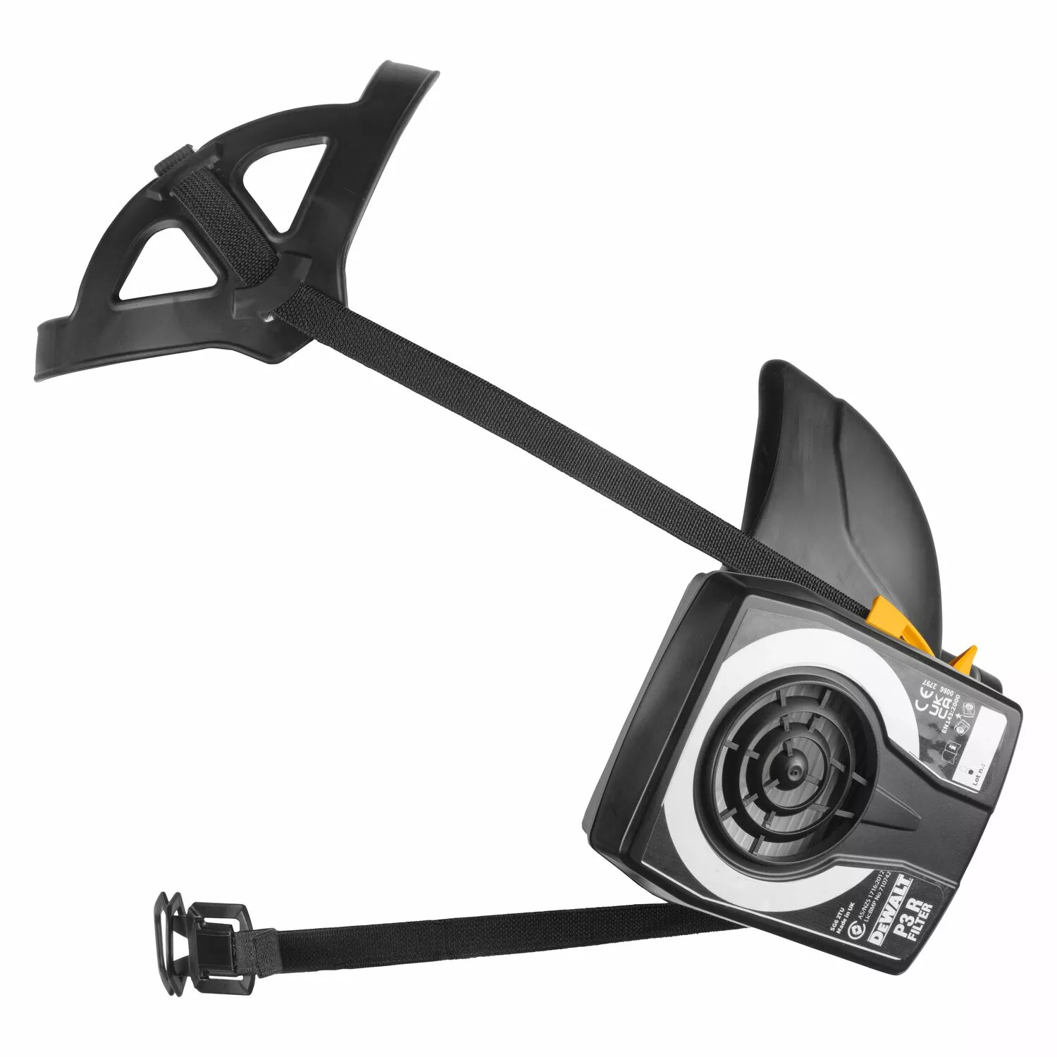 DeWALT DXIR1HMLP3 Lichtgewicht Halfgelaatsmasker Met P3 Filters - Maat L thumbnail 3