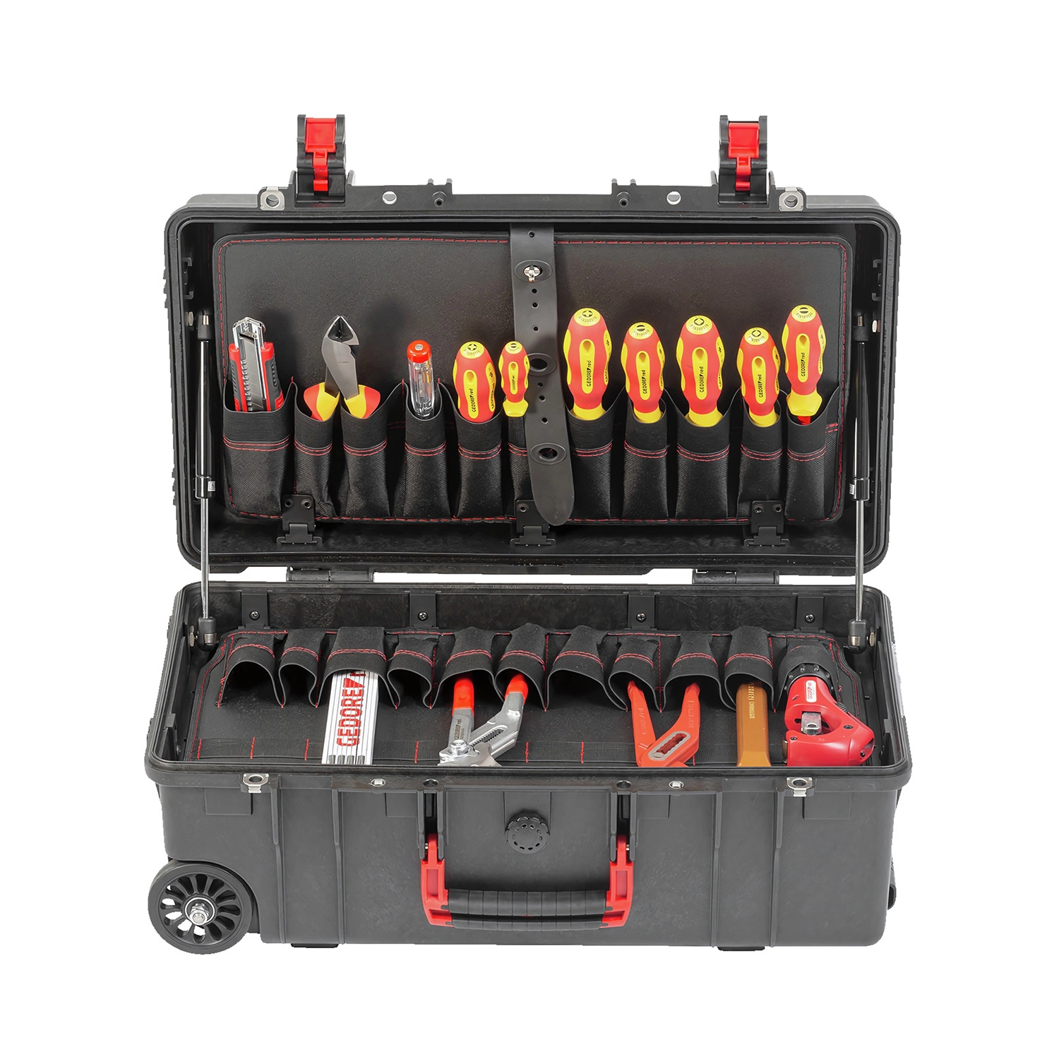 Gedore RED R21902072 Sanitair Gereedschapset In Trolley - 72-delig