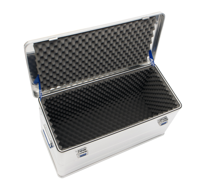 Alutec ALU12092S Aluminium Kist Met Plukschuim - 38,5 X 78 X 39,8 Cm