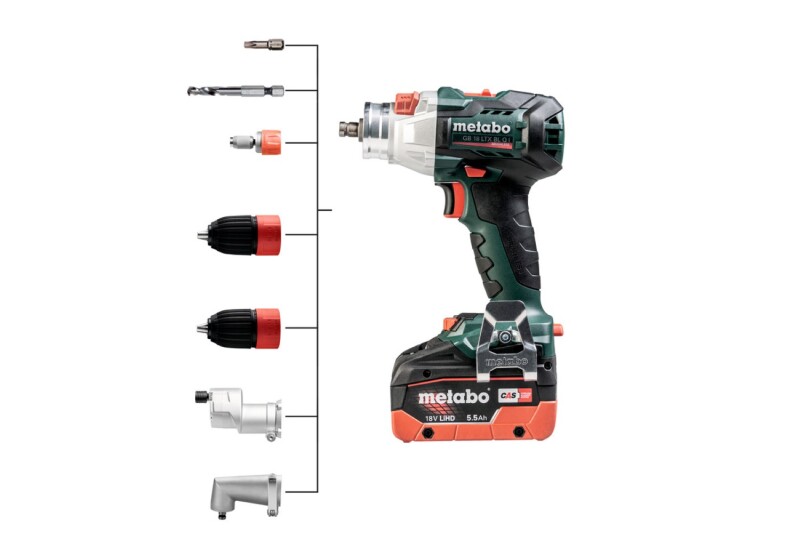 Metabo GB 18 LTX BL Q I 18V Li-ion Accu Boor-/schroefmachine Body In MetaBOX - Koolborstelloos - Detailed view of the product
