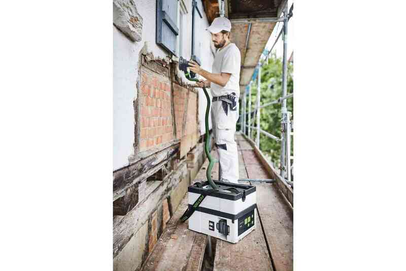 Festool CTMC SYS HPC 4,0 I-Plus 36V (2x18V) Li-Ion Accu Stofzuiger Set (4x4.0Ah) - 2400L/min - M-klasse - Detailed view of the product