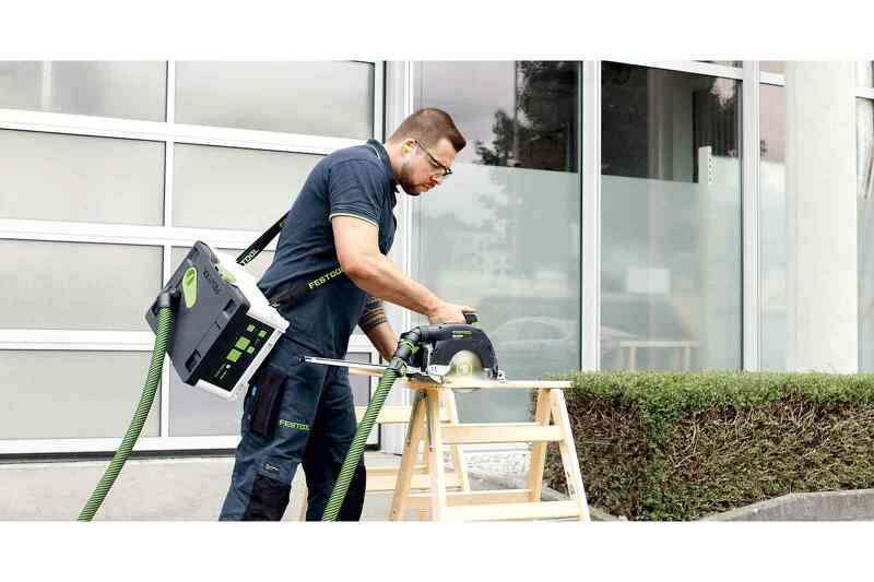 Festool CTMC SYS HPC 4,0 I-Plus 36V (2x18V) Li-Ion Accu Stofzuiger Set (4x4.0Ah) - 2400L/min - M-klasse - Detailed view of the product
