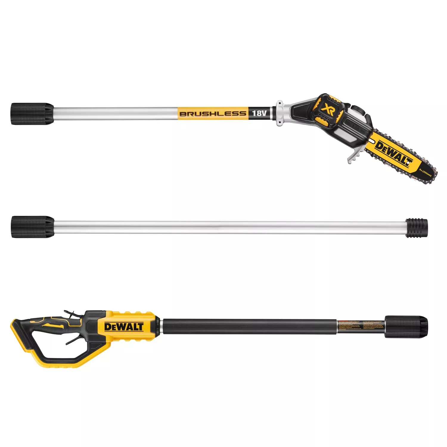 DeWALT DCMPS567N 18V Li-Ion Accu Telescopische Kettingzaag Body - 20cm thumbnail 2