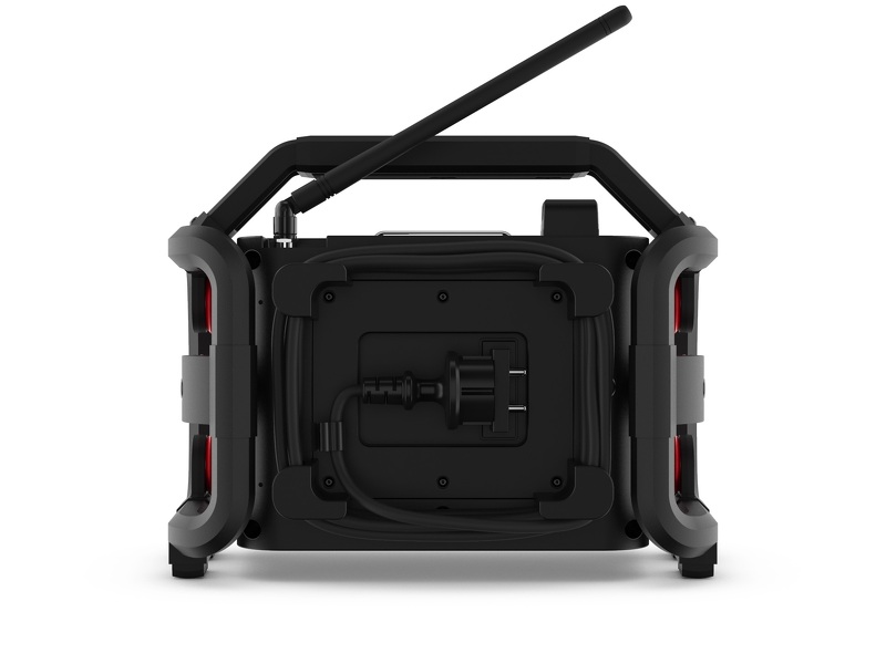 PerfectPro ROCKPRO Bouwradio - FM RDS / DAB+ - AUX-in - Bluetooth - Werkt Op Netstroom En Lithium Accu - Detailed view of the product