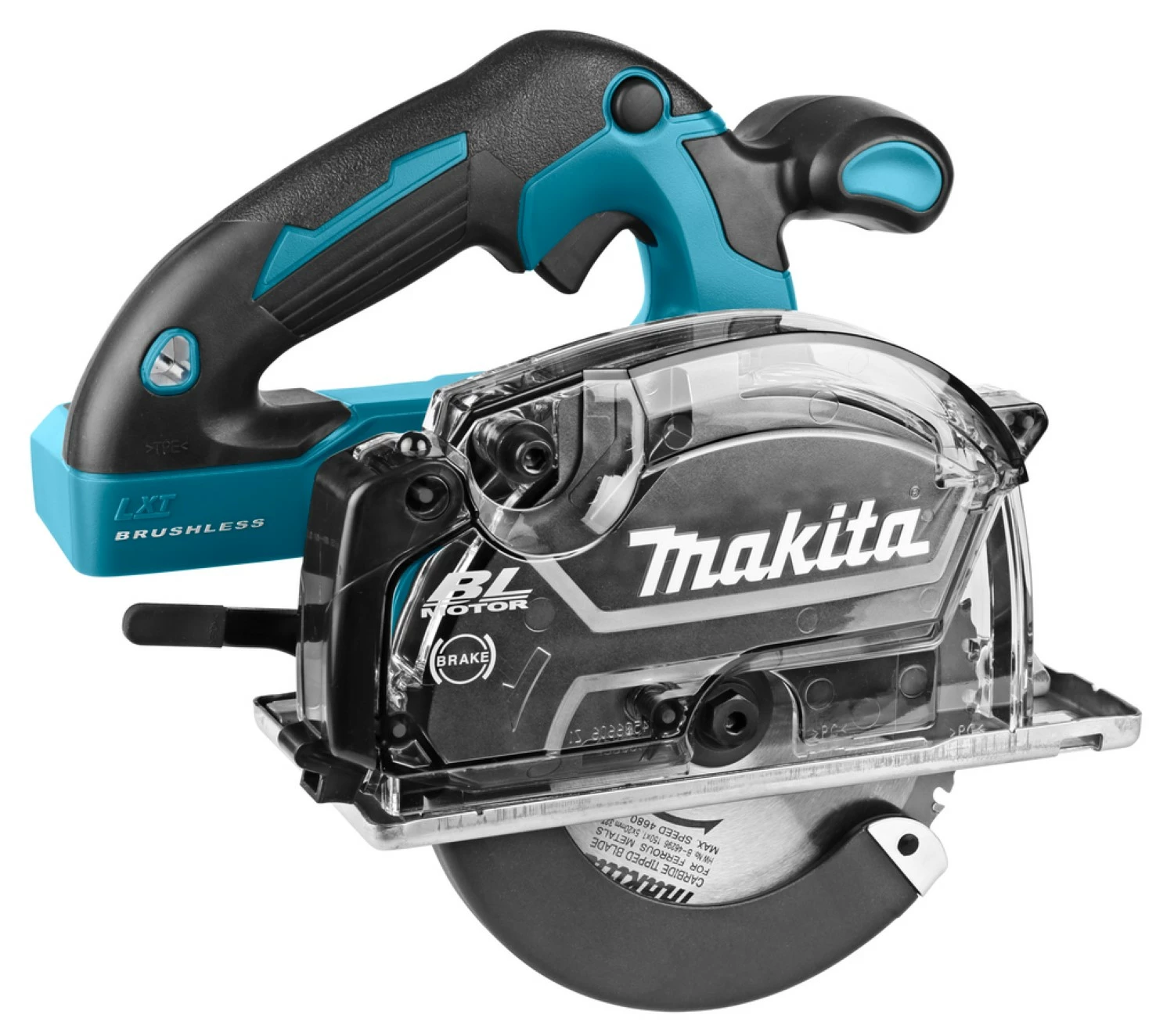 Makita DCS553ZJ 18V Li-Ion Accu Metaalcirkelzaag Body In Mbox - 150mm - Koolborstelloos thumbnail 3