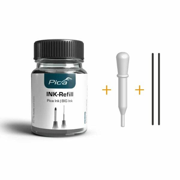 Pica 55846 Navulset Ink&BIG Ink Zwart (25ml) - Detailed view of the product