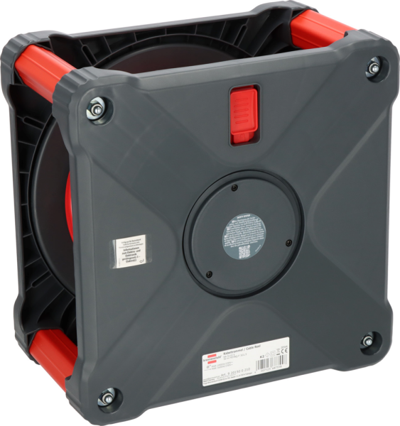 Brennenstuhl Professional KA 5110 Bouwplaats Cube 5-voudig Kabelhaspel H07BQ-F 3G1.5 - IP44 - 33m - Rood - Detailed view of the product