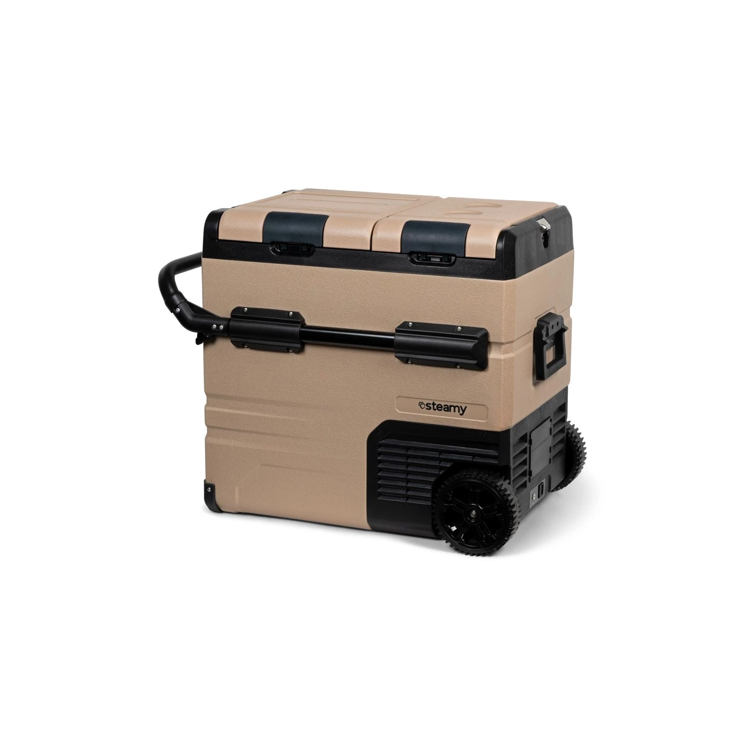 Steamy-E SECTAW55 Dual Zone Elektrische Compressor Koelbox Op Wielen - 55L thumbnail 3