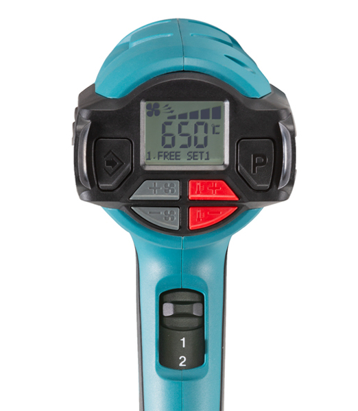 Makita HG6531CK Heteluchtpistool In Koffer - 2000W - 550l/min - Detailed view of the product