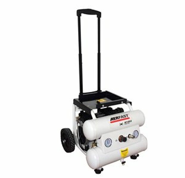 Senco AC12810 Compressor - Geluidsarm - 750W - 9 Bar - 10L - 80L/m - Detailed view of the product