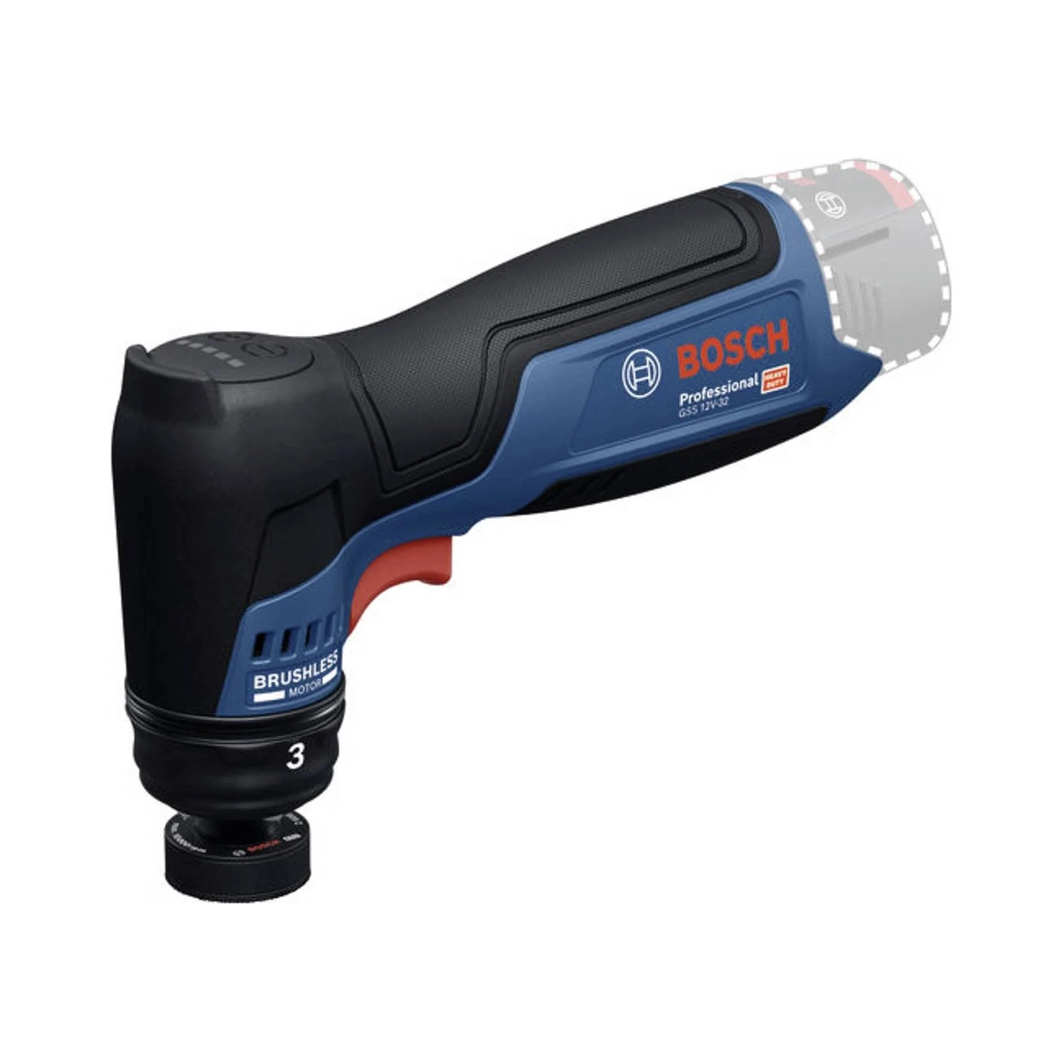 Bosch GSS 12V-32 12V Accu Vlakschuurmachine - 3mm - 32mm