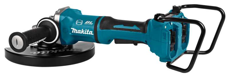 Makita DGA900PT2 36V (2x 18V) Li-Ion Accu Haakse Slijper Set (2x 5.0Ah Accu) In Koffer - 230mm - Koolborstelloos - Detailed view of the product