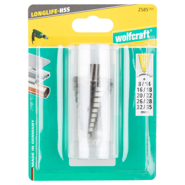Wolfcraft 2585000 Trapboor - 10mm - 8-35mm - Detailed view of the product