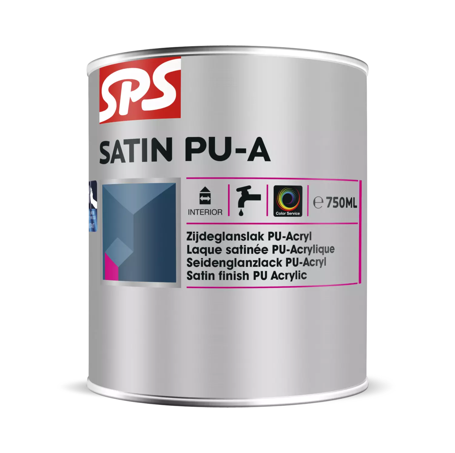 SPS Satin Pu-A Lak - RAL 9010 - 0,75L