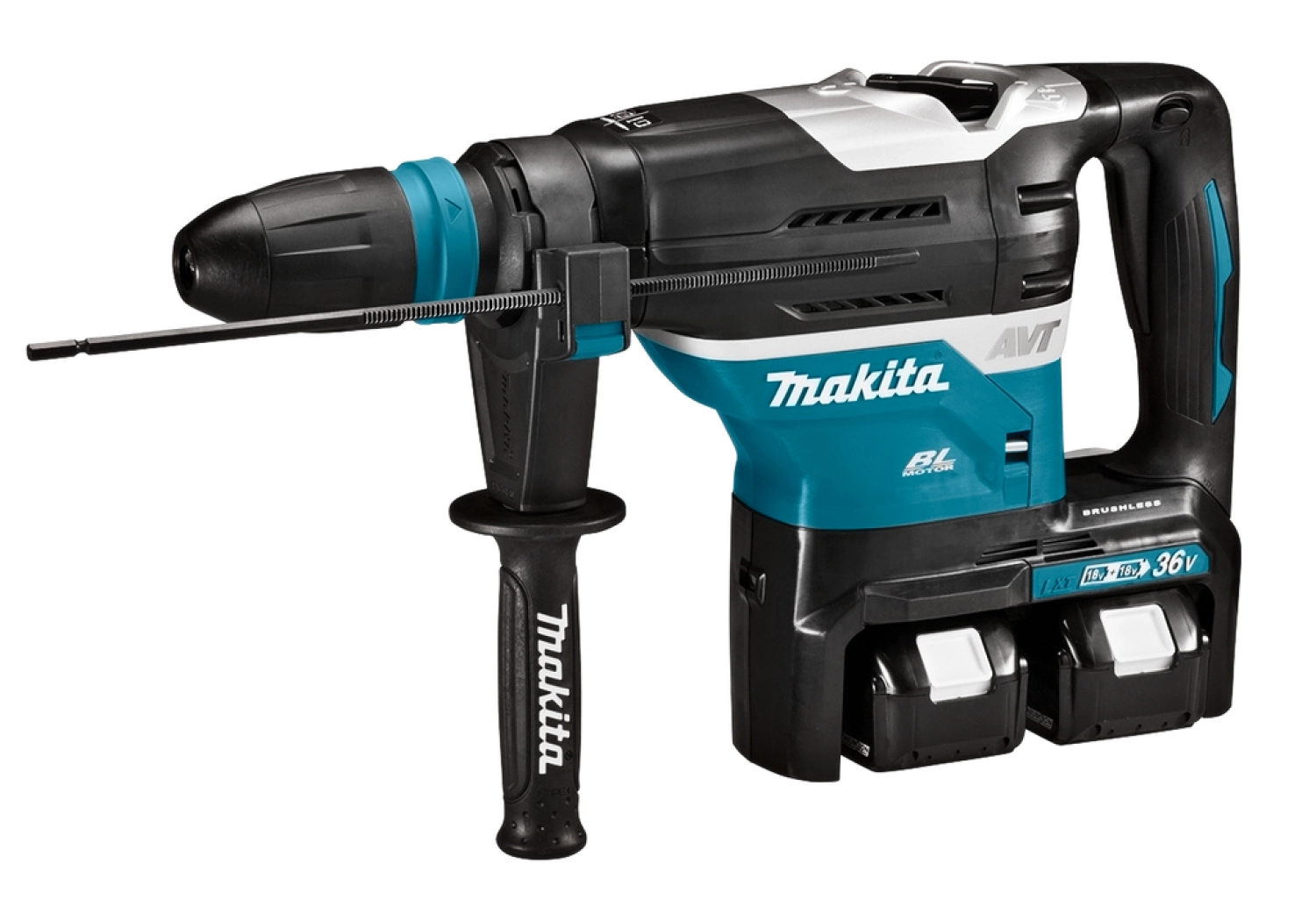 Makita DHR400ZUN1 36V (2x 18V) Li-Ion Accu SDS-Max Combihamer Body Incl. AWS In Koffer - 8J - 18-25mm thumbnail 4