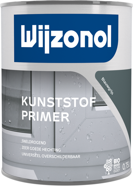 wijzonol kunststof primer blauwgrijs 750 ml