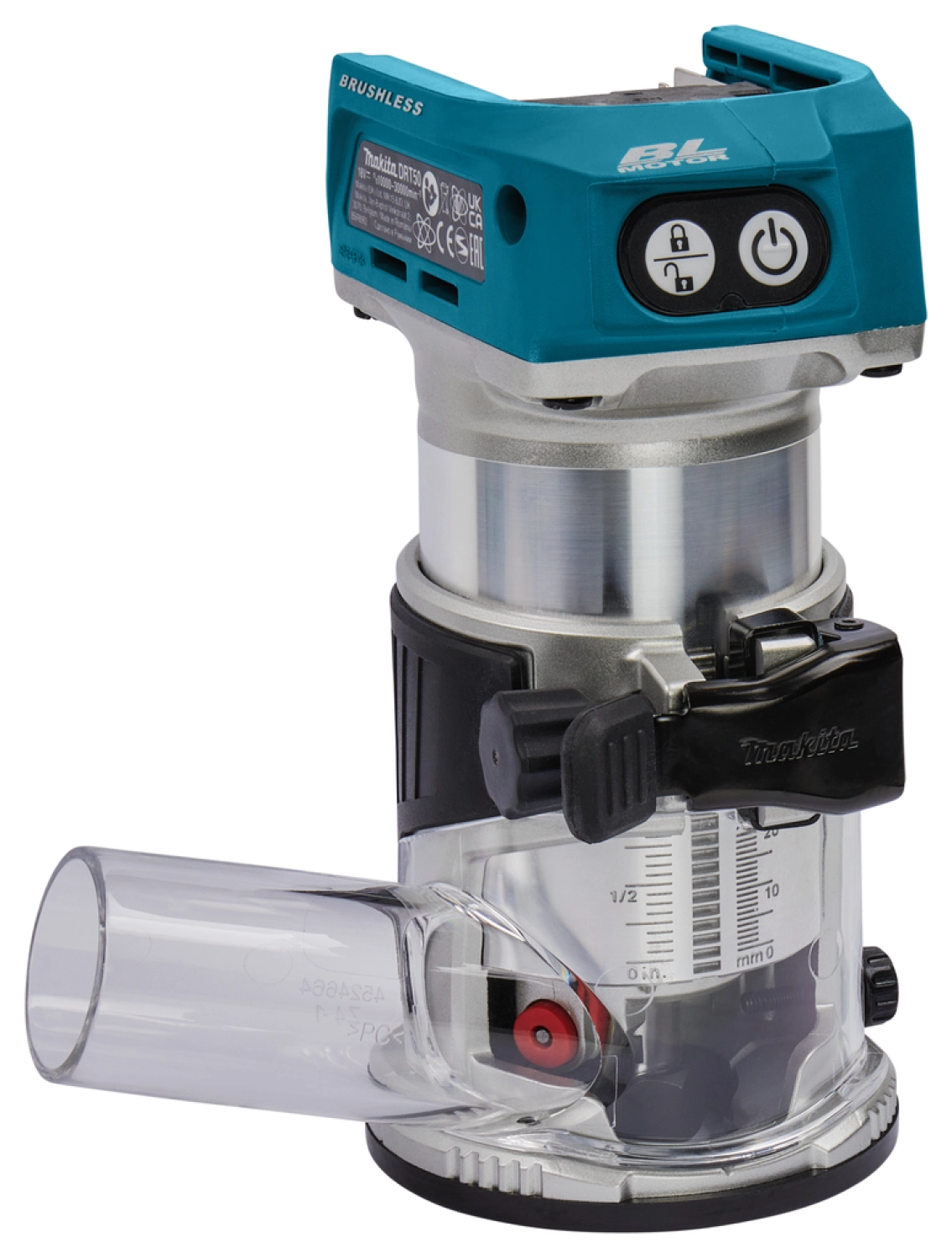 Makita DRT50Z 18V Bovenfrees / kantenfrees / trimmer (body)