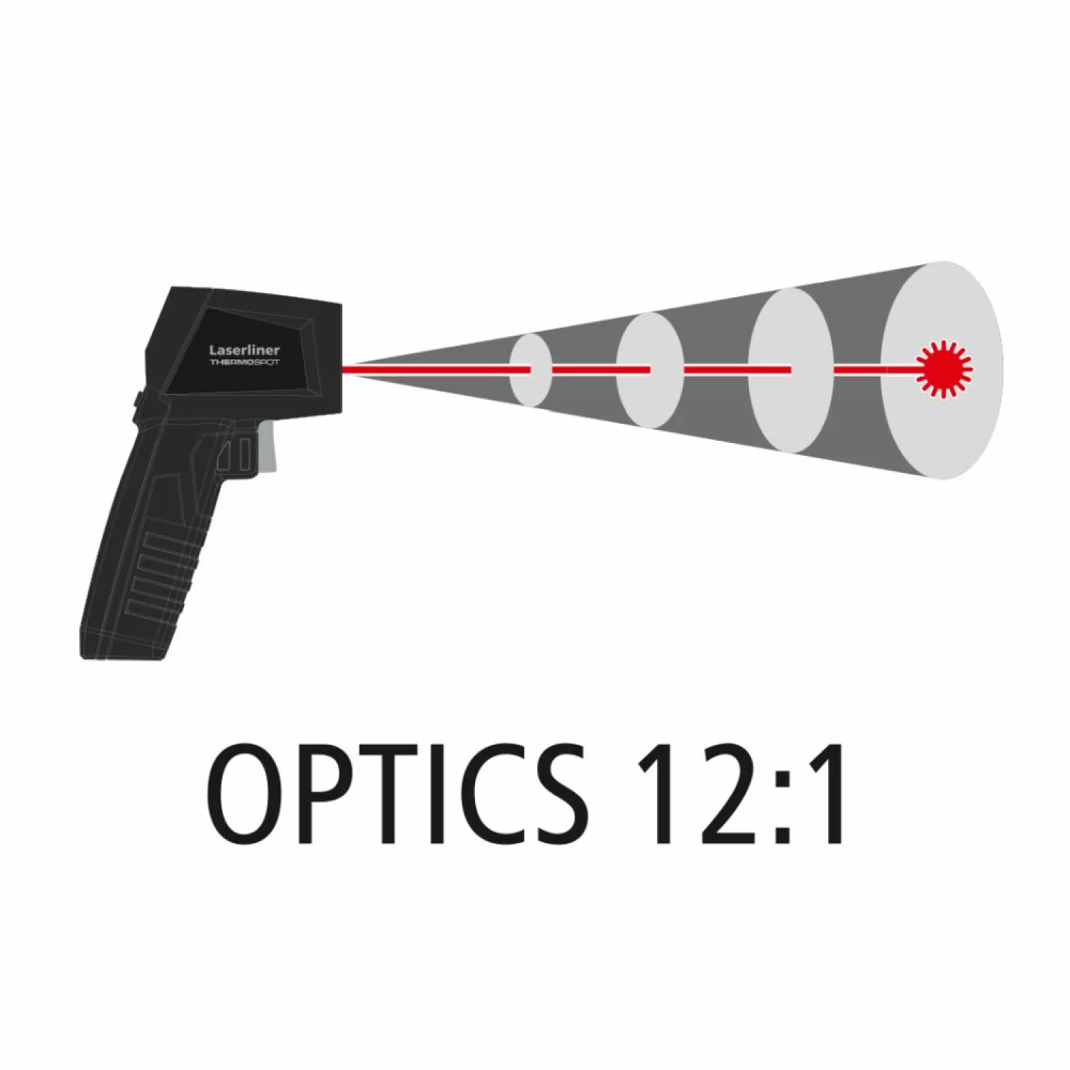 Laserliner ThermoSpot Temperatuurmeettoestel thumbnail 4