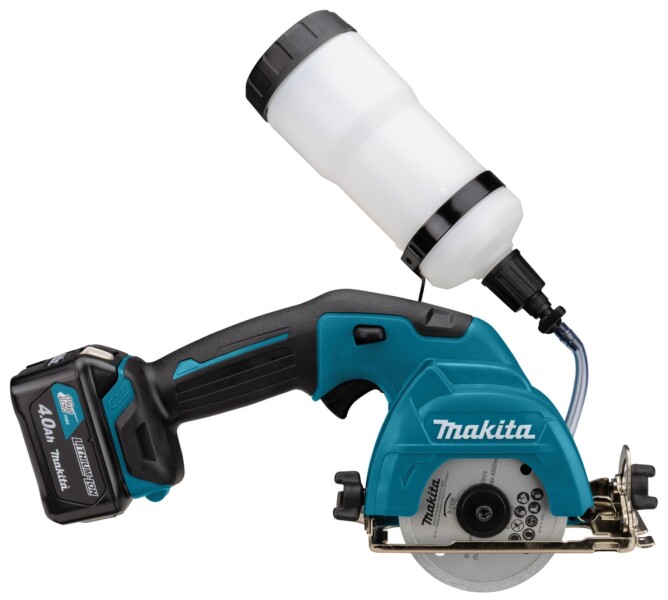 Makita CC301DSMJ 10.8V Li-Ion Schuif Accu Glas- En Tegelsnijder Set (2x 4.0Ah Accu) In Mbox - 85mm - Detailed view of the product