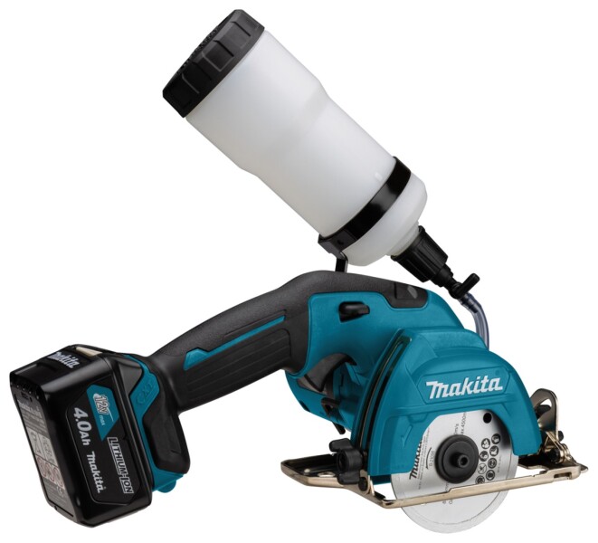 Makita CC301DSMJ 10.8V Li-Ion Schuif Accu Glas- En Tegelsnijder Set (2x 4.0Ah Accu) In Mbox - 85mm - Detailed view of the product