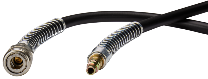 Airpress Luchtslang 20 Bar - 1/4"- 10m - 14x8mm - Incl Nippels - Detailed view of the product