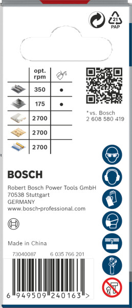 Bosch 2608594372 PRO Multi Material Gatzaag Met Power Change Plus - 25mm - Detailed view of the product