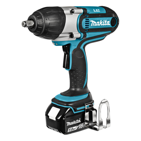 Makita DTW450RTJ 18V Li-Ion Accu Slagmoersleutel Set (2x 5.0Ah Accu) In Mbox - 440Nm - 1/2" - Detailed view of the product