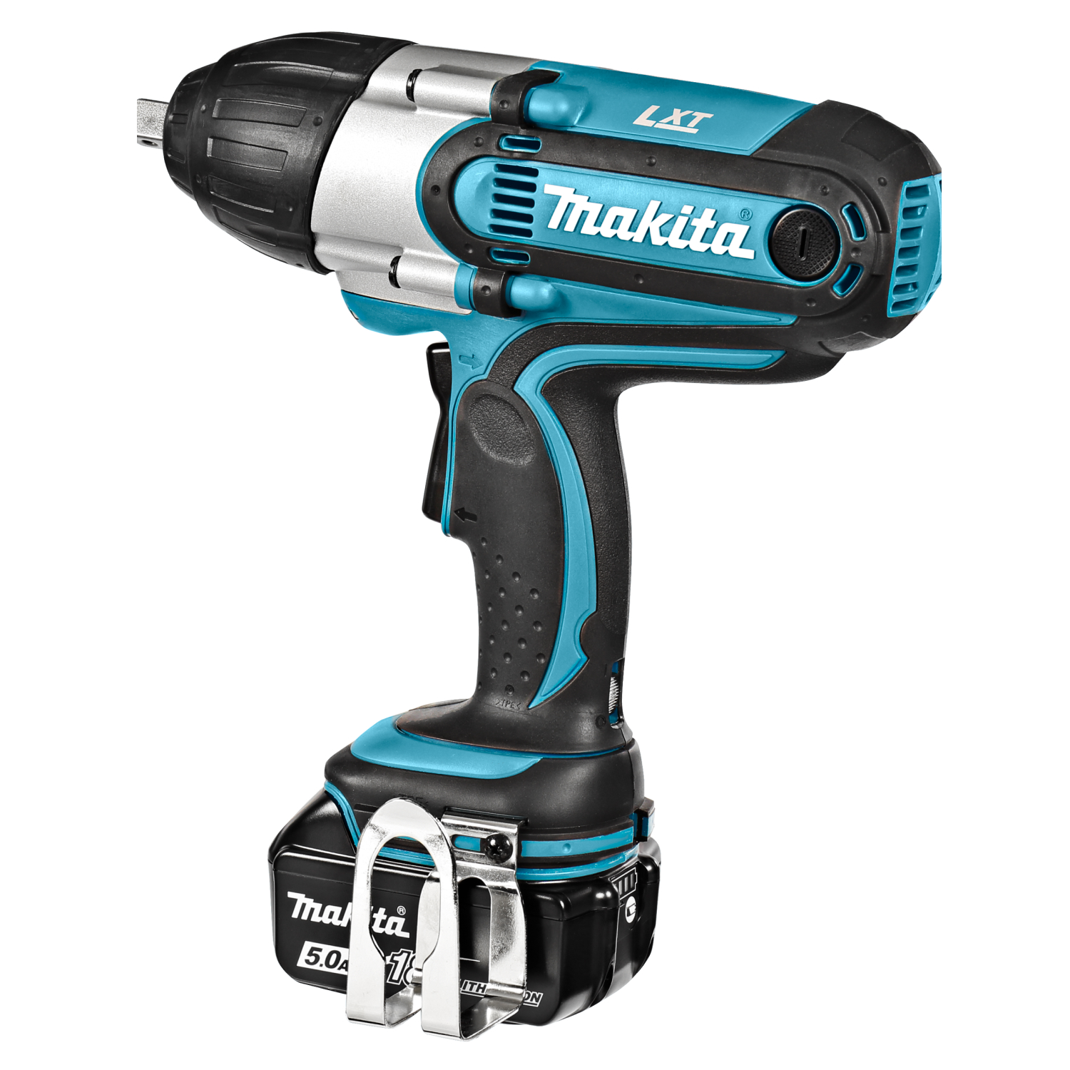 Makita DTW450RTJ 18V Li-Ion Accu Slagmoersleutel Set (2x 5.0Ah Accu) In Mbox - 440Nm - 1/2" thumbnail 3
