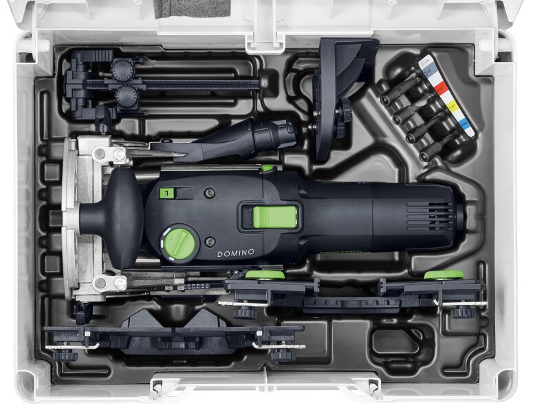 Festool DF 500 RQ-Plus Domino Freesmachine In Systainer - 420W - 28mm - Detailed view of the product