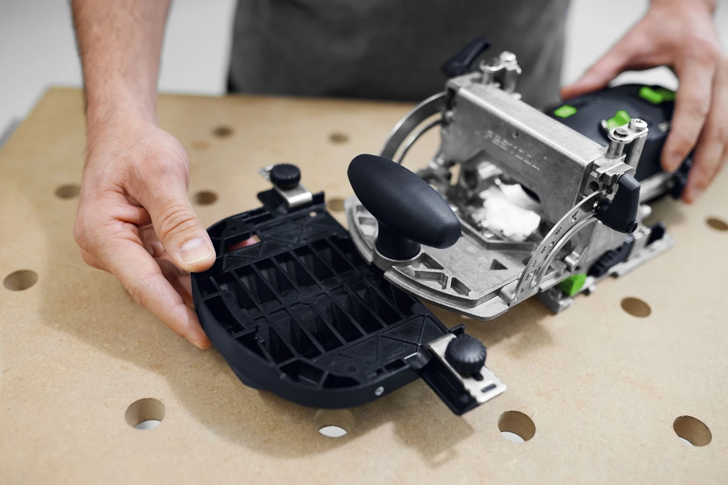 Festool DF 500 RQ-Plus Domino Freesmachine In Systainer - 420W - 28mm thumbnail 4