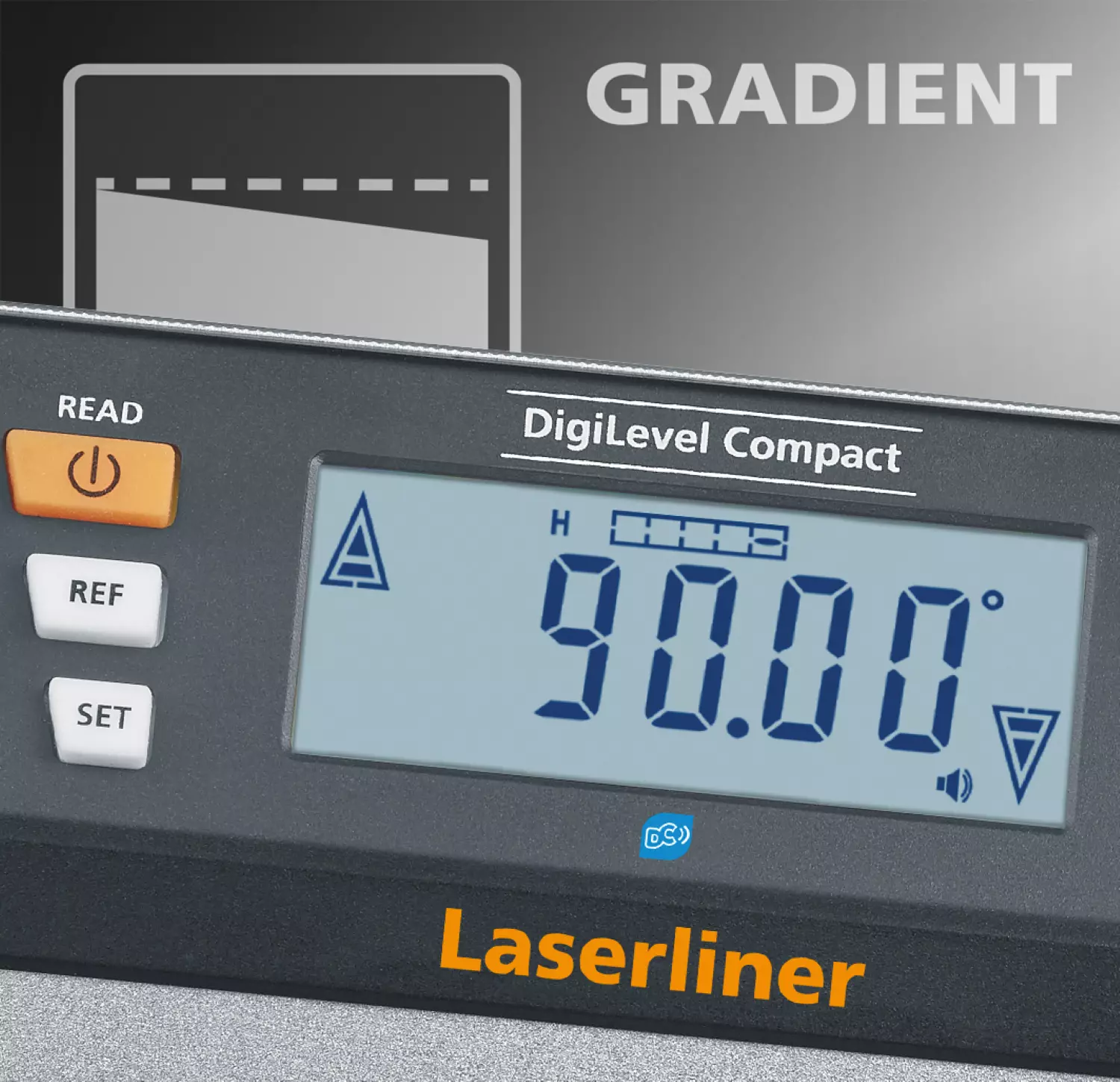 Laserliner DigiLevel Compact Digitale Waterpas In Tas - Magnetisch - Bluetooth - 230mm thumbnail 3