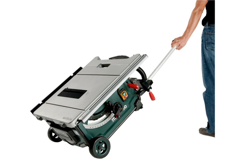 Metabo TS 254 Zaagtafel Op Uitklapbaar Onderstel - 2000W - 254 X 30mm - Detailed view of the product
