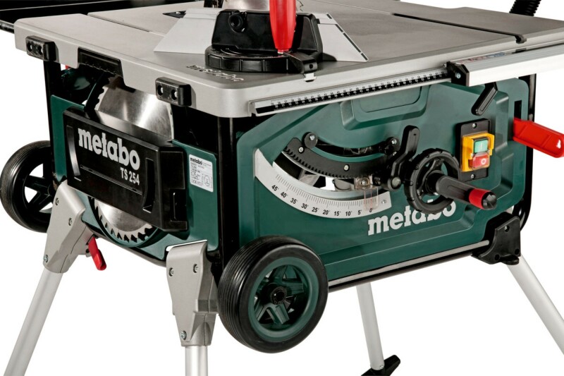 Metabo TS 254 Zaagtafel Op Uitklapbaar Onderstel - 2000W - 254 X 30mm - Detailed view of the product