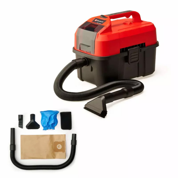 Einhell TE-VC 18/10 Li Solo 18V Li-Ion Accu Nat-/droogzuiger Body - 10L