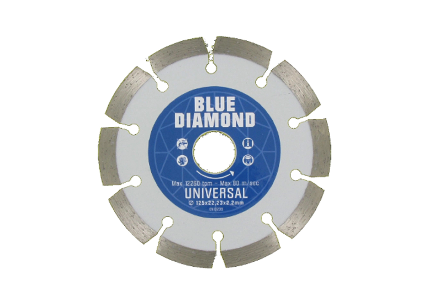 Carat CEBD140310 Blue Diamond Diamantzaagblad - 140x22,23mm - Universeel