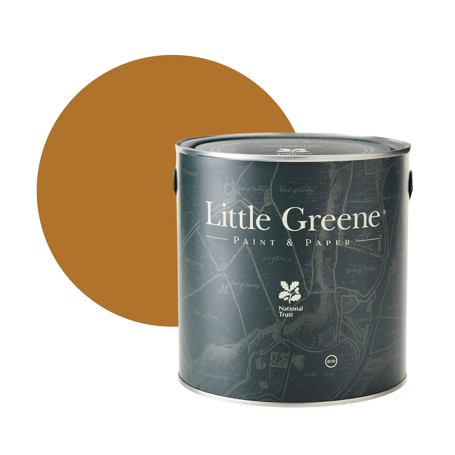 Little Greene Intelligent Satin - Middle Buff No. 122 - 2,5L