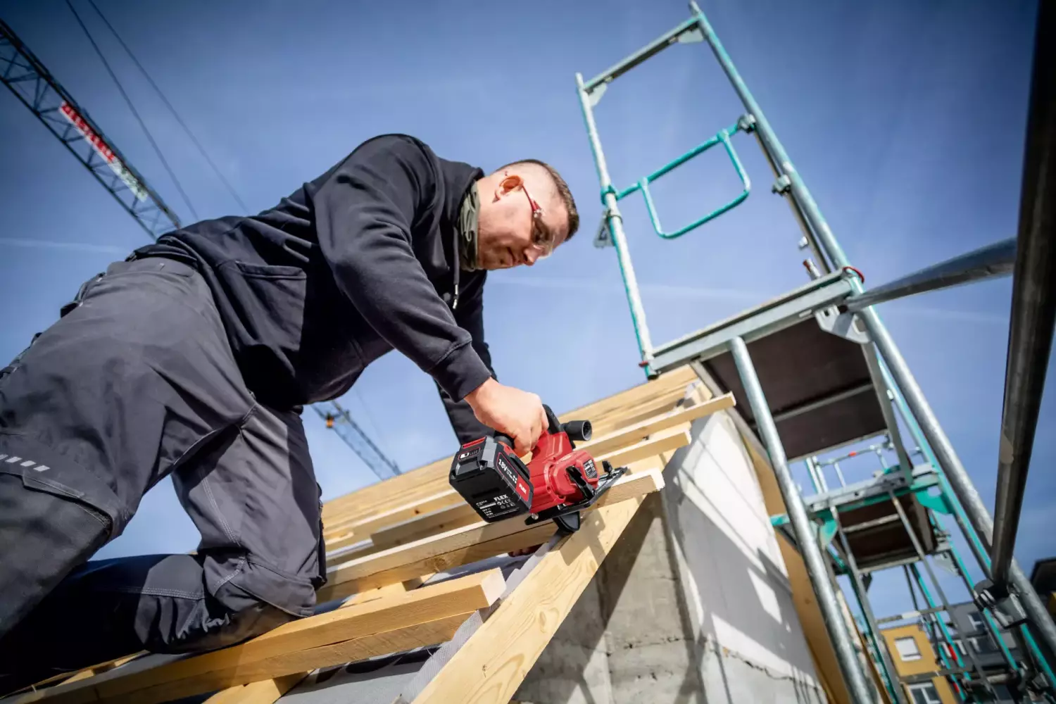 Flex CS 45 18.0-EC C Li-ion Compacte Accu Handcirkelzaag Met Pendelkap Body - 18V thumbnail 3