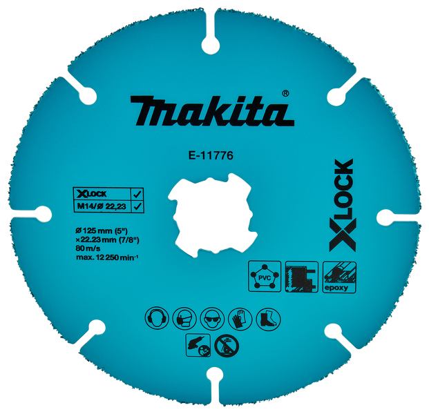 Makita E-11776 X-Lock Diamantdoorslijpschijf - 125x22,23x2mm