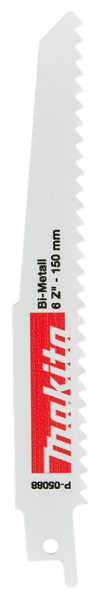 Makita P-05088 Reciprozaagblad - 130 X 4,2mm - Hout/Kunststof (5st) - Detailed view of the product