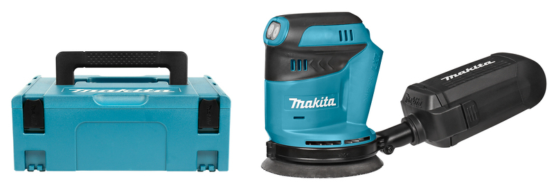 Makita DBO180ZJ LXT 18 V Li-Ion Accu Excentrische Schuurmachine Body In Mbox - 125mm EAN: 88381658638