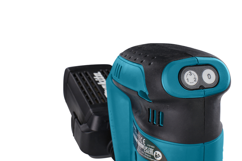 Makita DBO180ZJ LXT 18 V Li-Ion Accu Excentrische Schuurmachine Body In Mbox - 125mm - Detailed view of the product
