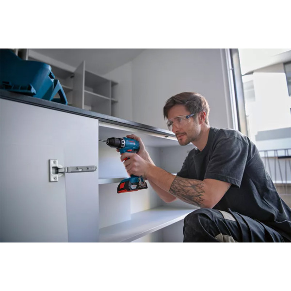 Bosch GSR18V-45 18V Li-ion Accu Schroefboormachine Set (3x 4Ah Accu) In L-Case - 45Nm - Detailed view of the product