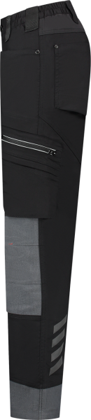 Workman 90651 STRETCH Worker Werkbroek P2S Dames - Zwart - Maat 38 (30/31) - Detailed view of the product