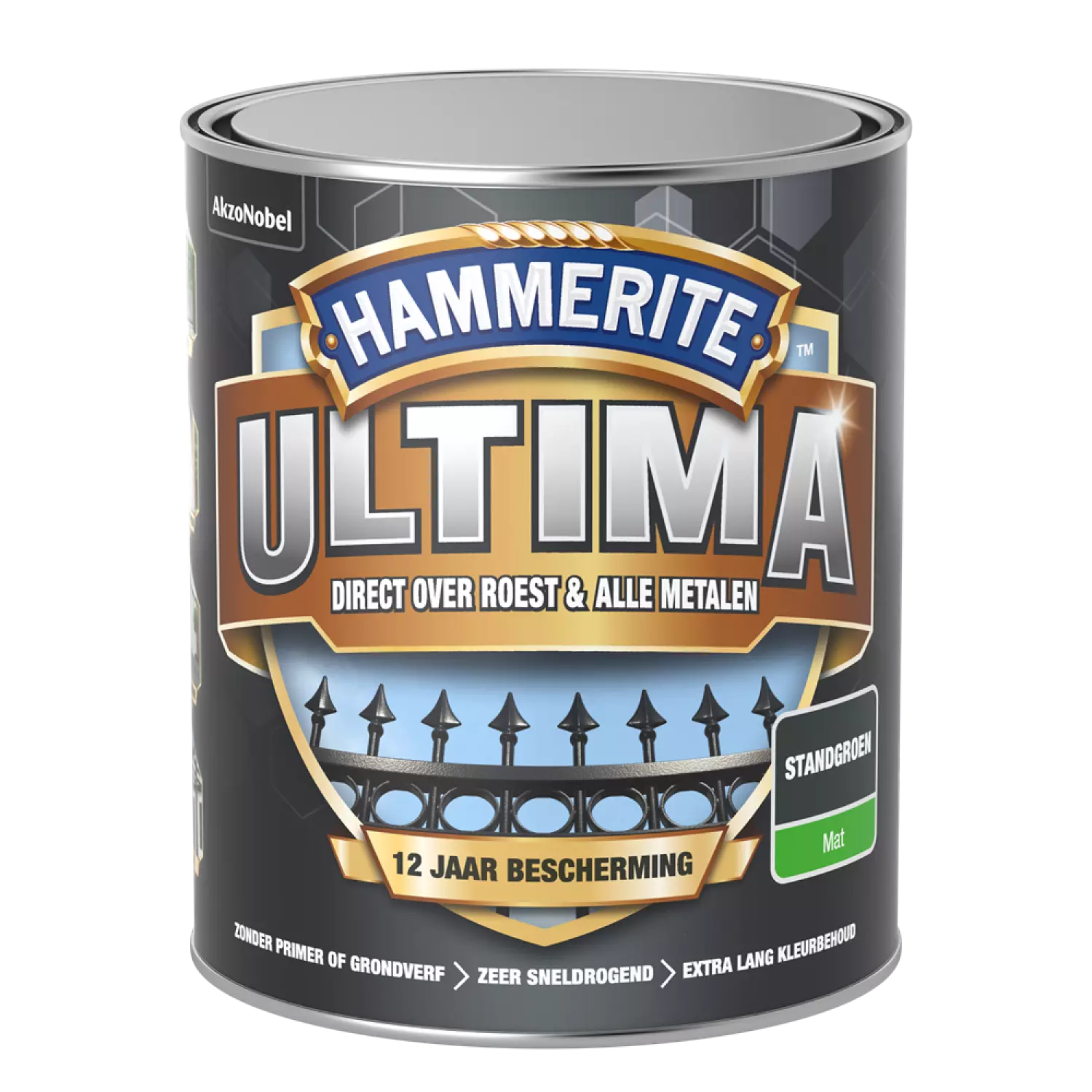 Hammerite Ultima Mat - Standgroen - 0,75L