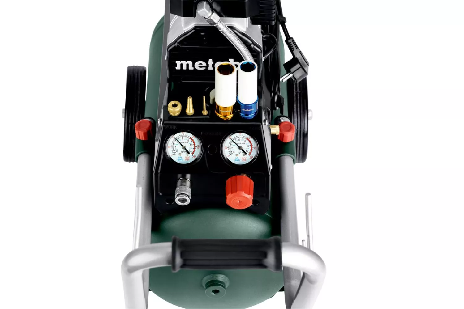 Metabo Basic 220-24 OF Silent Compressor - 1100W - 8 Bar - 24L - 110 L/min thumbnail 3